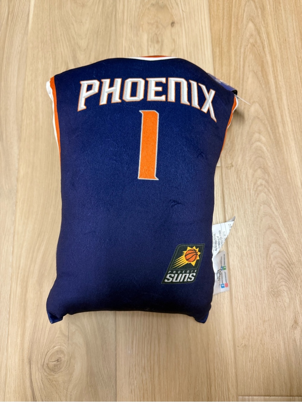 Phoenix Suns Devin Booker #1 Travel Cloud Pillow The Northwest NWT